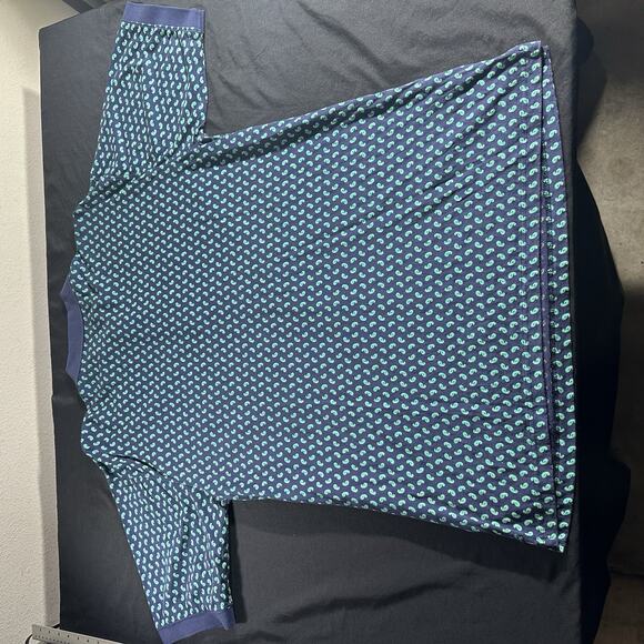 Alan Flusser Polo paisley motif Pattern Green/navy Size Medium - Picture 8 of 8